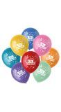 Color pop ballonnen congrats