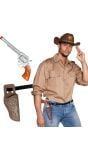 Complete Cowboy Western Accessoireset 3-delig