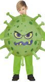 Corona virus opblaasbaar kostuum kind