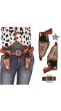 Cowboy Accesscoire Set met Indianen Embleem