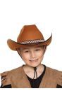 Cowboy junior hoed kind bruin