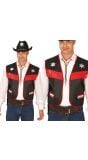 Cowboy Vest Zwart