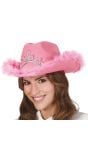 Cowboyhoed Bachelor Party Roze