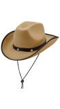 Cowboyhoed Texas beige