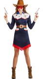 Cowgirl Kostuum Dames Donkerblauw