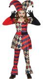 Crazy horror harlekijn outfit meisjes