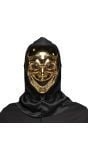 Crazy Killer Gezichtsmasker met Kap Halloween