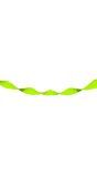 Crepe papier slinger 18 meter neon groen