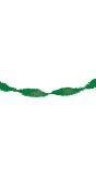 Crepe papier slinger 24 meter groen