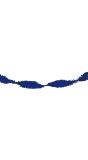 Crepe papier slinger 6 meter blauw