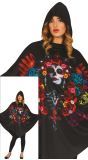 Día de Muertos poncho halloween dames