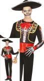 Día de Muertos skelet kostuum halloween heren