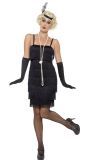 Dames Flapper Jurk Zwart