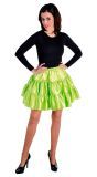Dames volangen rok groen