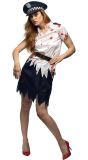 Dames Zombie Politieagent Kostuum Halloween