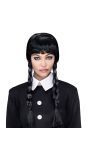 Dark Girl Pruik Zwart Halloween Dames