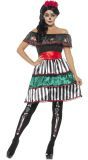 Day of the dead poppen outfit vrouwen