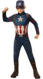 Deluxe Captain America Outfit Jongens Avengers Endgame