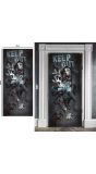 Deurdecoratie Zombie Aanval 80 X 180cm Halloween
