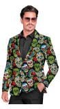 Dia de Los Muertos Colbert Gekleurd Mannen