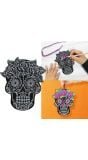 Dia de Los Muertos Skelet Silhouetten Kleurset 6 Stuks