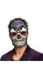 Diamanten Gezichtsmasker Dia de Los Muertos