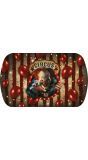 Dienblad horror clown 39 x 24 cm halloween