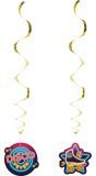 Disco decoratie swirl hangers