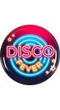 Disco thema dienblad