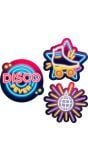 Disco themafeest kartonnen decoratie