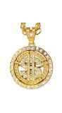 Dollar Feestketting Rond Goud