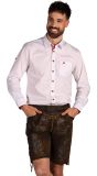 Donkerbruine Leren Oktoberfest Tiroler Broek Heren