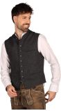 Donkergrijs Tiroler Gilet Heren Oktoberfest