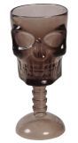 Doodshoofd Glas Zwart 18 Cm Halloween