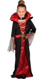 Dracula Kostuum Meisjes Zwart Rood Halloween