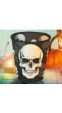Drinkbeker doodshoofd 9 x 10 halloween