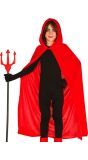 Duivel cape rood kind