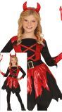 Duivel jurk halloween meisjes