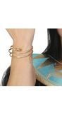 Egyptische Gouden Slangen Armband