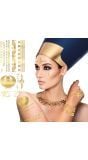 Egyptische Nep Tattoos Goudkleurig