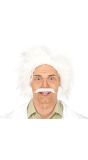 Einstein pruik met snor