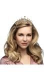 Elegante Goud Metalen Prinsessen Tiara