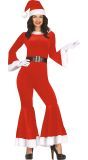 Elegante kerstvrouw jumpsuit volwassenen