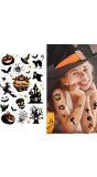 Enge halloween tattoos met lijm kind