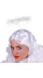 Engel Haarband Wit Aureool Veren Halloween