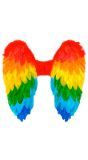 Engelenvleugels Regenboog Veren Feest Dames Heren