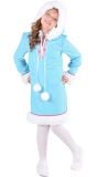 Eskimo jurk meisje blauw