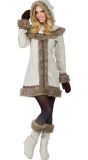 Eskimo kostuum dames Wit