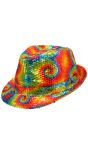 Fedora Hoed Regenboog Dames Mannen