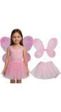 Feeën Tutu en Vleugels Roze